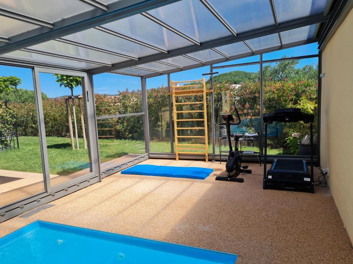 Chambres D'Hotes B&B La Bergeronnette Avec Piscine Couverte Chauffee Bizanet Eksteriør bilde